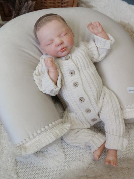 Image du produit Baby-Nest Coussin d'allaitement Boho Velours Beige (55 cm)