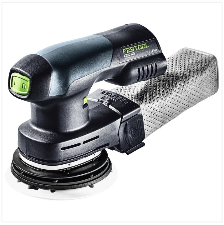Actual product image Festool Battery-powered random orbital sander ETSC 125-Basic (Eccentric grinder, 125 W)