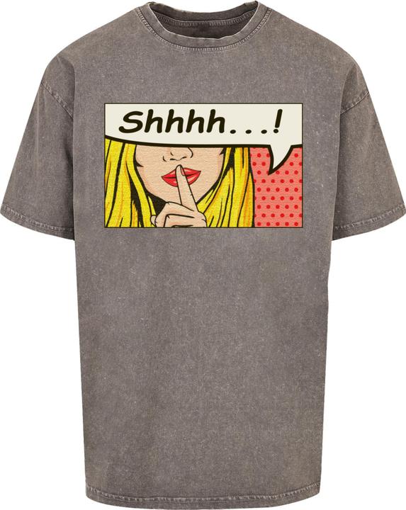 Produktbild Merchcode Silent Sign Comic Acid Washed Oversized Tee - 116363 (S)