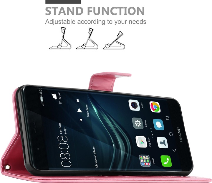 Produktbild Cadorabo Flower Book Cover (Huawei P9)