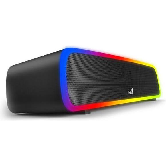 Genius QEGEC200BB00 (4 W, 1.0 Kanal), Soundbar, Schwarz