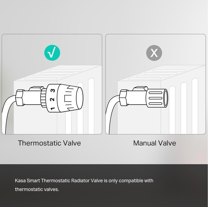 Productafbeelding TP-Link KE100 KIT - Kasa - Intelligente thermostatische radiatorkraan, startset