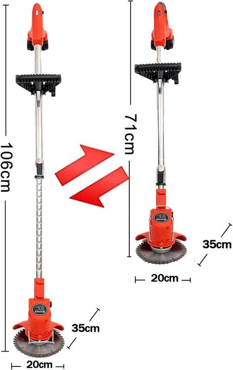 Produktbild Outigo Akku-Rasentrimmer (Metallschneideblatt)