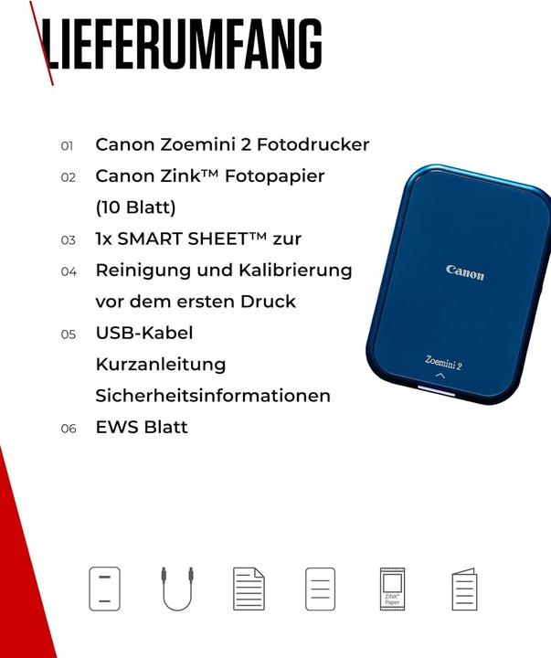 Productafbeelding Canon Zoemini 2 (Direct thermisch, Kleur)
