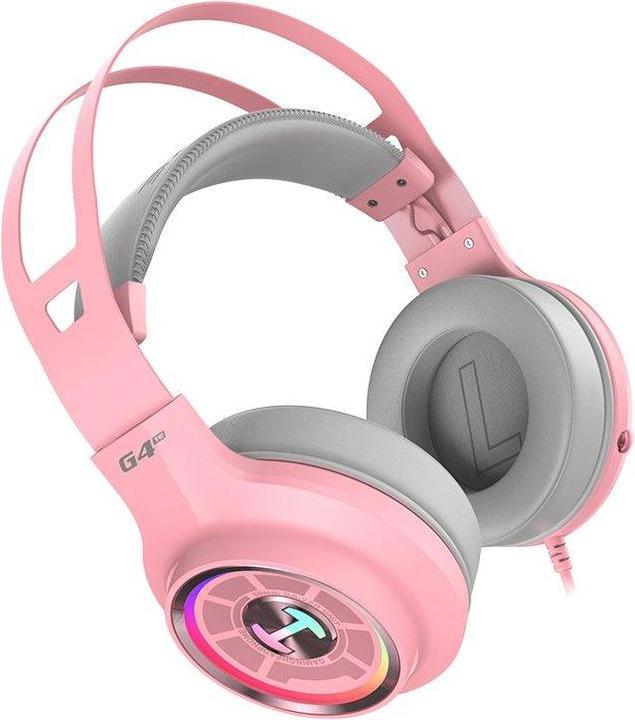 Produktbild Edifier HECATE G4 TE gaming headphones, RGB, 7.1 (pink) (Kabelgebunden)