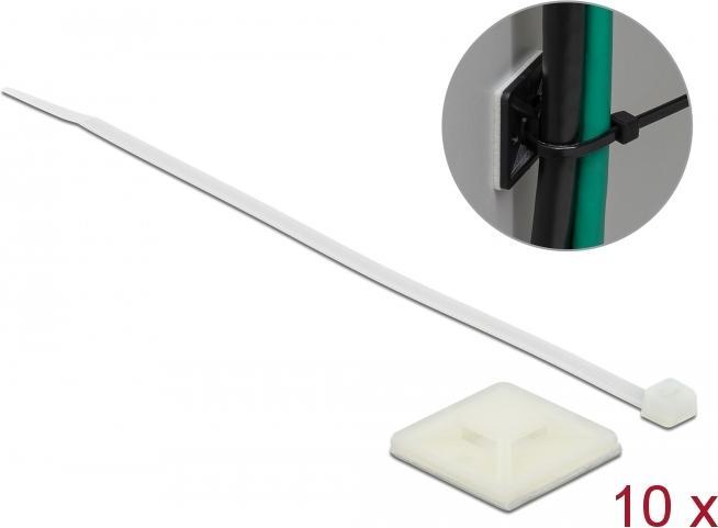 Actual product image Delock Cable tie holder (Plastic cable ties, 30 mm, 10 pcs.)