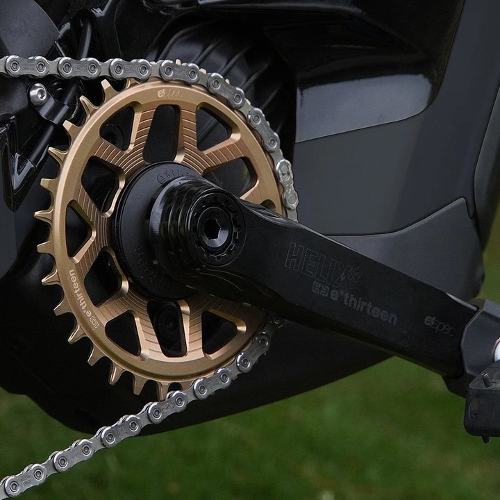 Immagine prodotto e*13 Pedivella Helix R e*spec, 155 mm, Bosch Gen4-Brose S Mag-TQ HPR50, autoestrattore, nero (155 mm)
