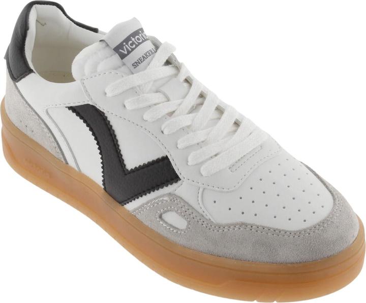 Actual product image Victoria leather-effect trainers seul (39)