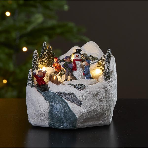 Image du produit Star Trading LED-Innendekoration "Billy", Tanne/Santa, Timer