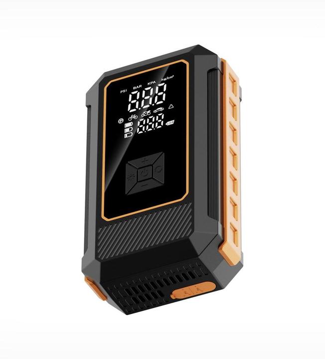 Actual product image Platinet 8000mah Powerbank mit Autosprungstrater mit Kompressor Schwarz (8000 mAh)