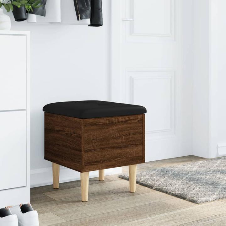 Immagine prodotto VidaXL Panca con spazio per riporre oggetti in stile rovere marrone 42x42x46 (42 cm)