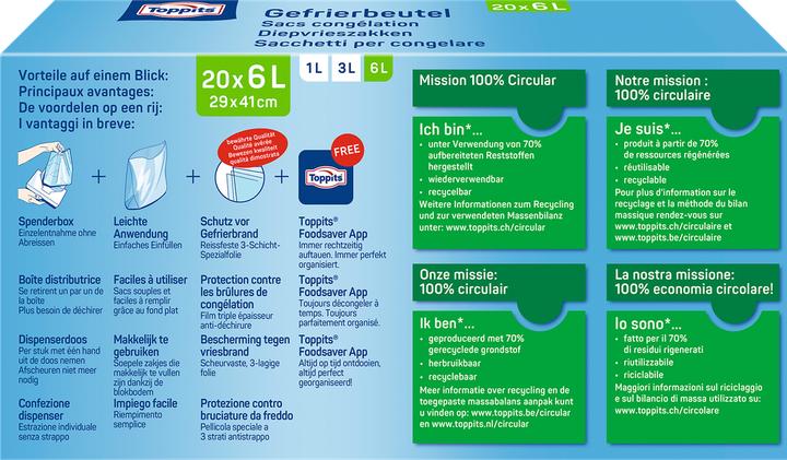 Produktbild Toppits Gefrierbeutel (20 x)