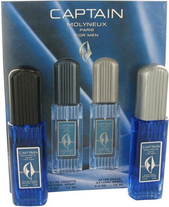 Actual product image Molyneux Captain Set 75ml Eau De Toilette Spray + 75ml After Shave (Perfume set)