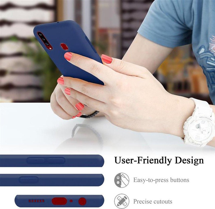 Produktbild Cadorabo TPU Liquid Silicone Case Cover (Samsung Galaxy A20s)