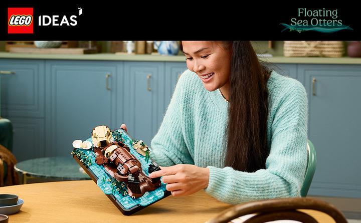 Image du produit LEGO Loutres flottantes (21366, LEGO Ideas)
