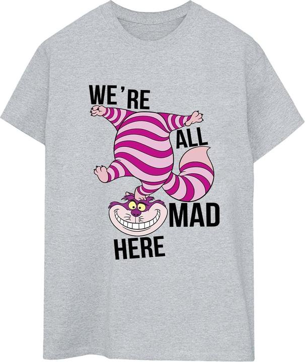 Image du produit Disney - T-shirt ALICE IN WONDERLAND ALL MAD HERE - Femme (S)