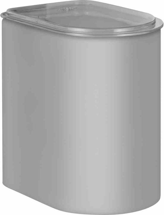 Wesco LOFT 2.2 litre storage tin made of high-quality sheet steel with acrylic lid in the colour matt grey (2.20 l)