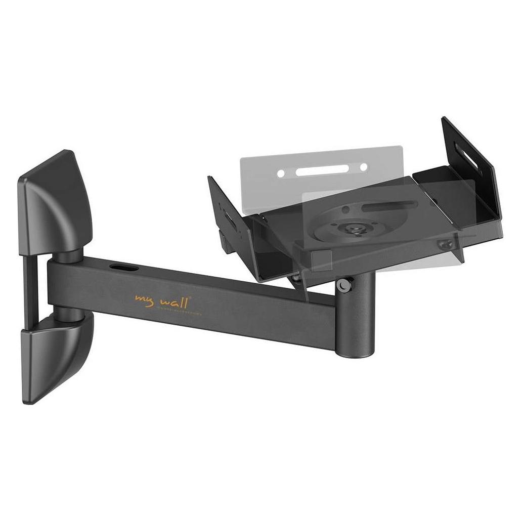 MyWall HB8L (1 Stuk, Wandmontage, Kantelbaar), Luidsprekerstandaard + Wandmontage, Zwart