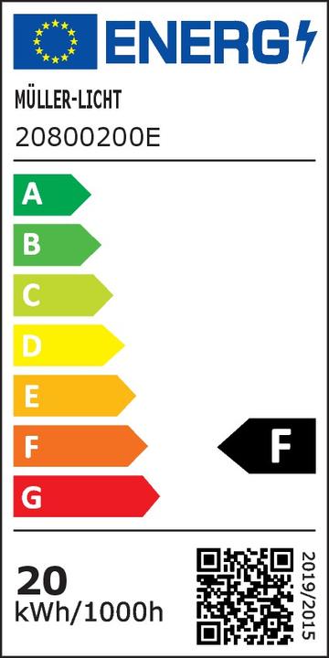 Energy Label Müller Licht AquaPromo (2000 lm, G13)