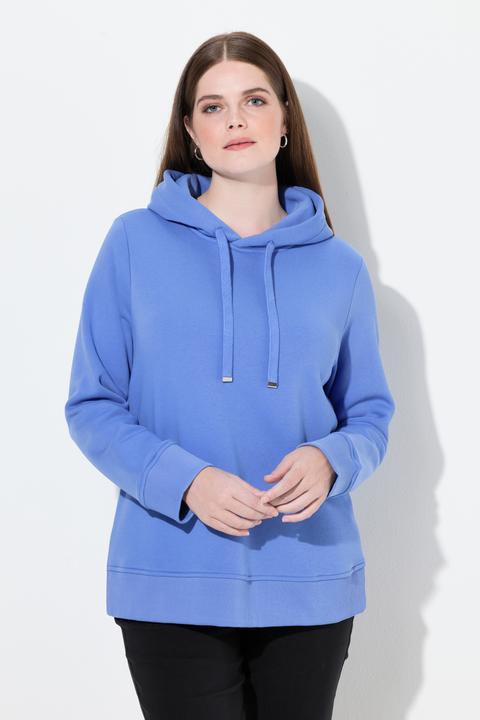 Produktbild Ulla Popken Hoodie, Rippbündchen, Kapuze, Langarm (62)