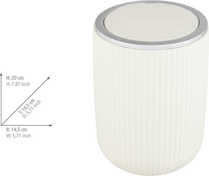 Actual product image Wenko Schwingdeckeleimer Agropoli (2 l)
