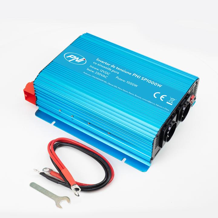 Actual product image PNI Voltage inverter SP1000W with pure sine wave, 12 V power supply