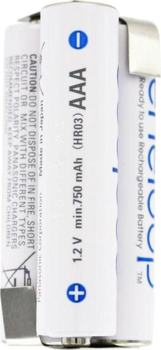 Image du produit Panasonic Accu Eneloop AkkuPack AAA avec cosses à souder (AAA)