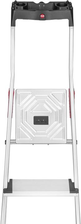 Actual product image Hailo L80 ComfortLine, aluminium safety stepladder, 6 steps (Stepladder, 116 cm)