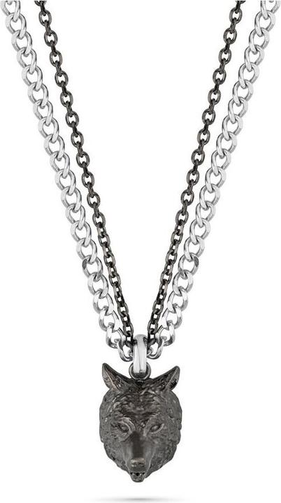 Produktbild Police Design steel necklace Wolf Savage Animalia PEAGN2119901