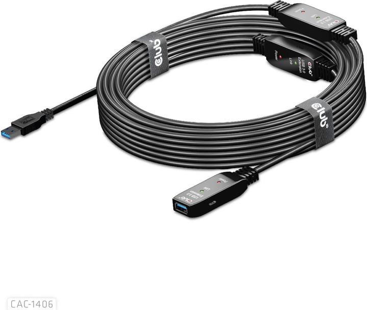 Actual product image Club 3D USB A – USB A (15 m, USB 3.2, 12 W)