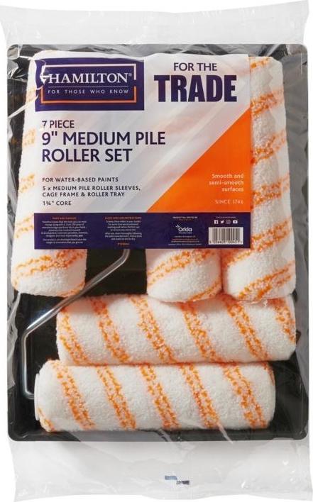 Produktbild Hamilton FarbrollerSet For The Trade Halbhoher Flor 7erPack