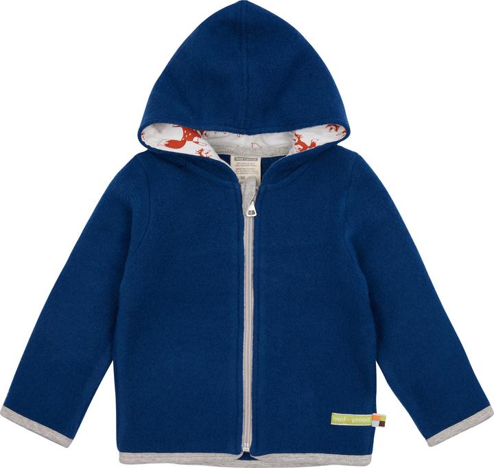 Produktbild loud + proud Jacke Wollfleece Ultramarin (86)