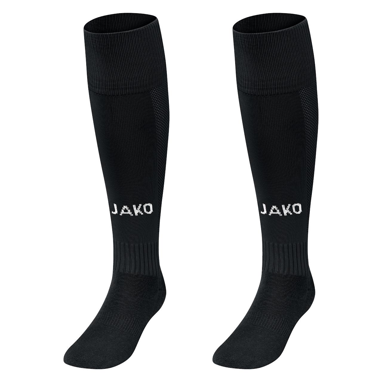 Jako, Damen, Sportsocken, Stutzenstrumpf Glasgow 2.0 (35 - 38) (35 - 38), Schwarz