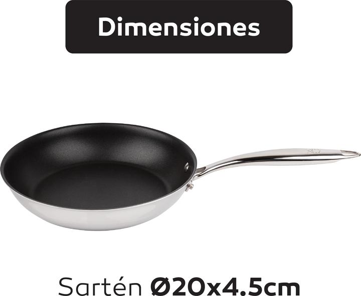 Actual product image MasterPRO Frying Pan (20 cm, Frying pan, Aluminium)
