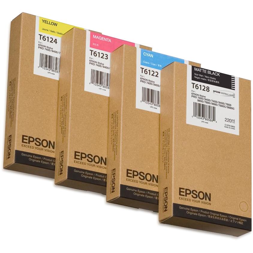 Epson, Druckerpatrone, T6128 (MBK)