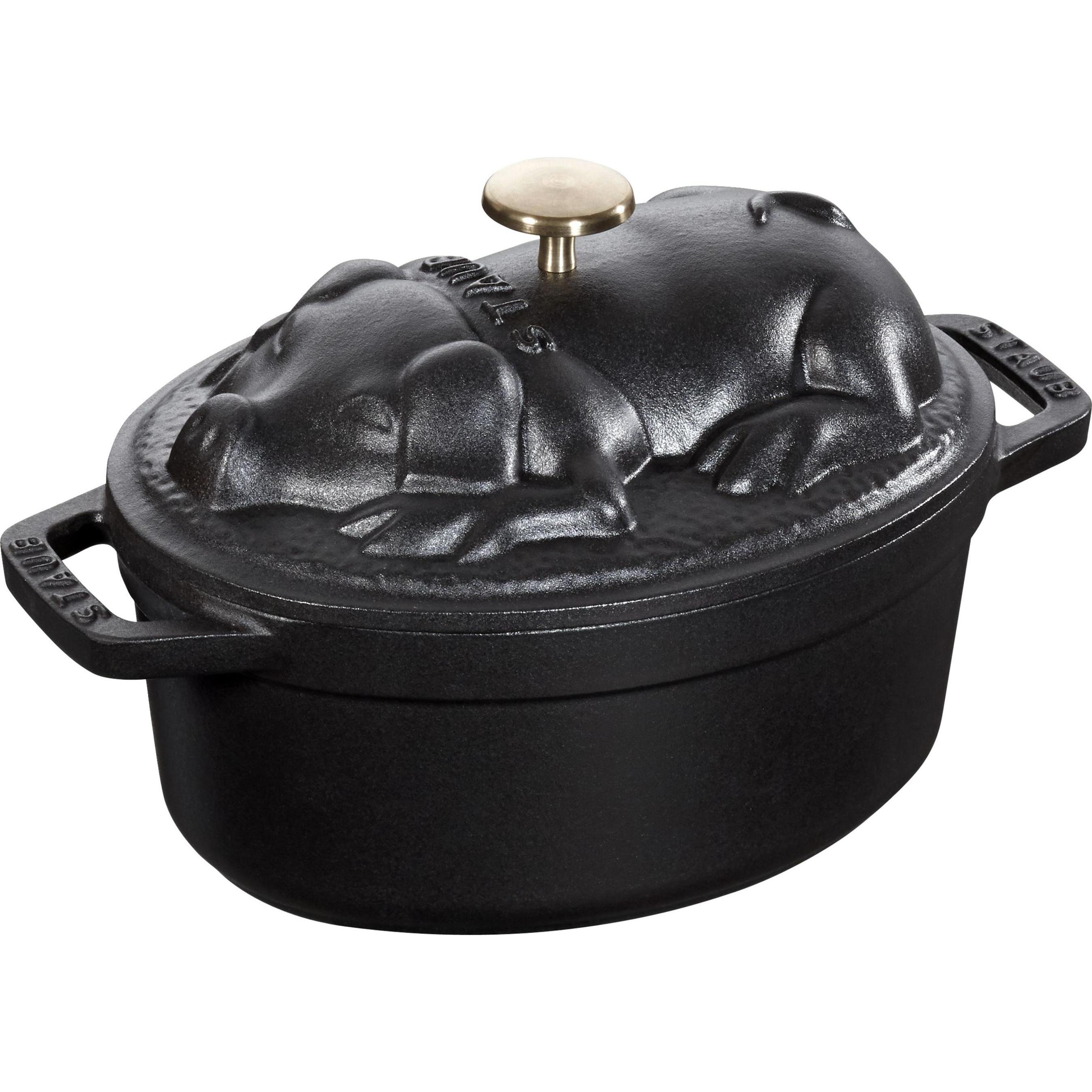 Staub Bräter, Pfanne + Kochtopf, Schwarz