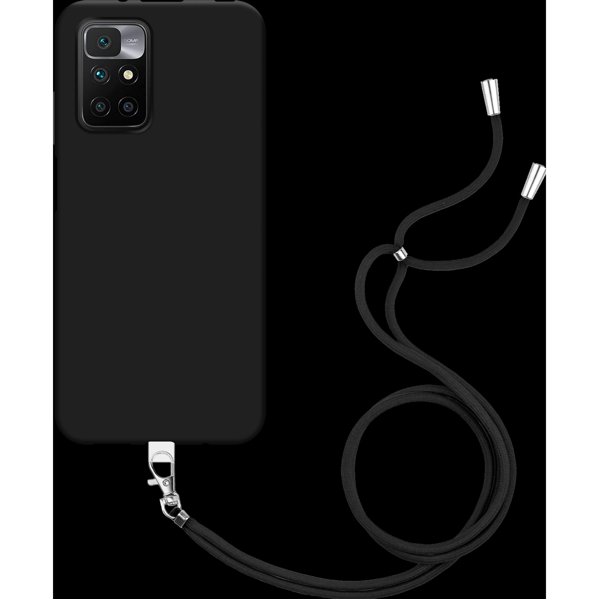 Thumbnail - Cazy Handykette Hülle Kompatibel mit Xiaomi Redmi 10 2022 - Silikon Handyhülle mit Band Necklace Hülle -, Handykette, Sc...
