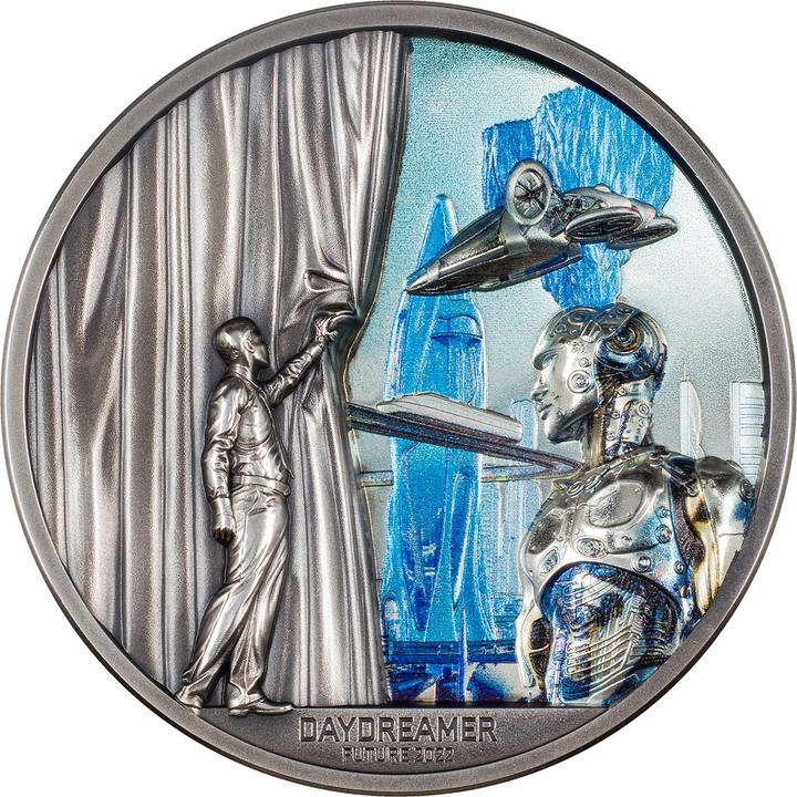 Immagine prodotto CIT Coin Invest Argento Daydreamer 2 oz Finitura antica - Alto rilievo 2022 (999, 2022)