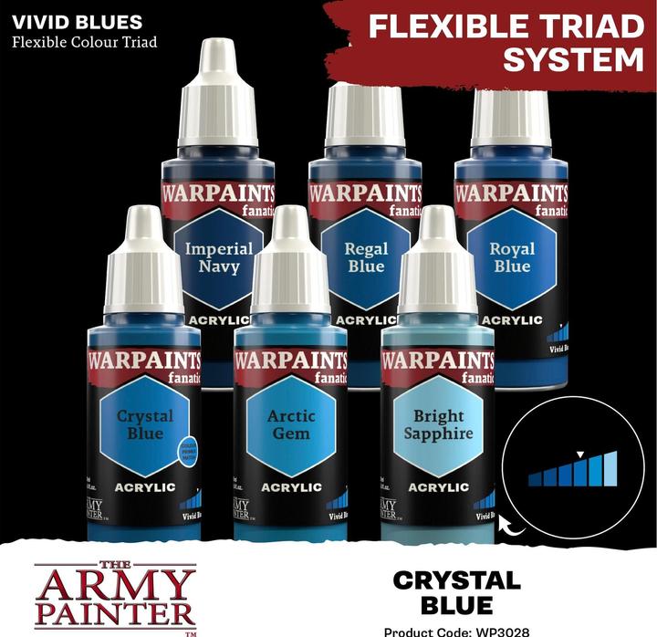 Productafbeelding Army Painter TAPWP3028P - Warpaints Fanatic: Kristalblauw