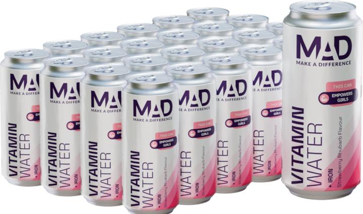 Nährwerte und Zutaten MAD Irony (Erdbeere, Rhabarber, 24x)