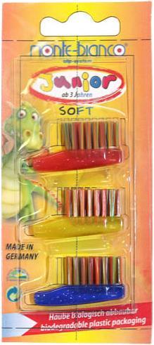 Produktbild Monte-Bianco Junior Soft Toothbrush Heads 3 Pieces (Weich, 3 x)