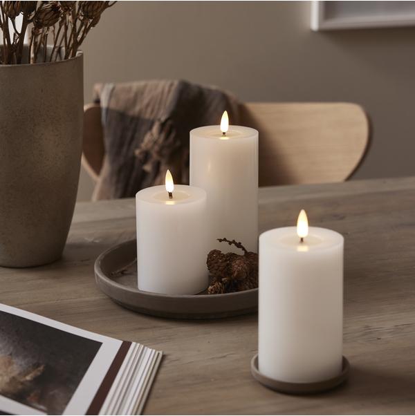 Actual product image Star Trading LED Pillar Candle Flame Flow