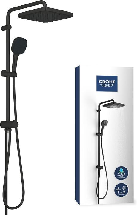 Actual product image Grohe Vitalio Start System 250 Flex Duschsystem mit Umstellung, eckig, Renovierungs-Set, variable Bohrlöch