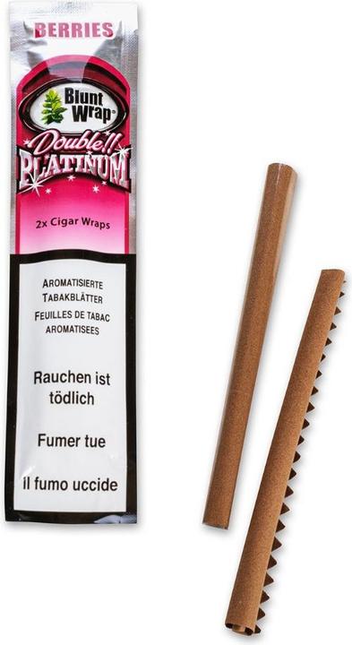 Image du produit Blunt Wraps Double Platinum Berries 2 en 1