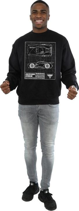 Produktbild Disney Cars Jackson Storm Blueprint Sweatshirt (M)