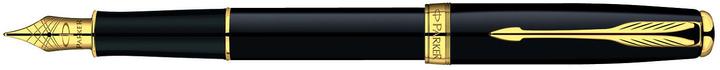 Actual product image Parker Pen Sonnet (Black, Gold, 1 x)