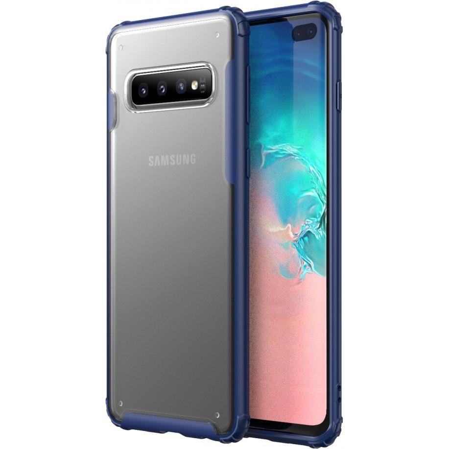 Screenguard Samsung Galaxy S10+ Anti-Impact Hülle mit 2m Fallschutz (Samsung Galaxy S10+), Smartphone Hülle, Blau