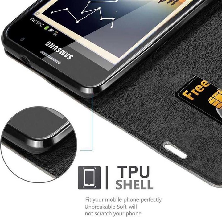 Actual product image Cadorabo Book Invisible Magnet Cover (Samsung Galaxy NOTE 1)