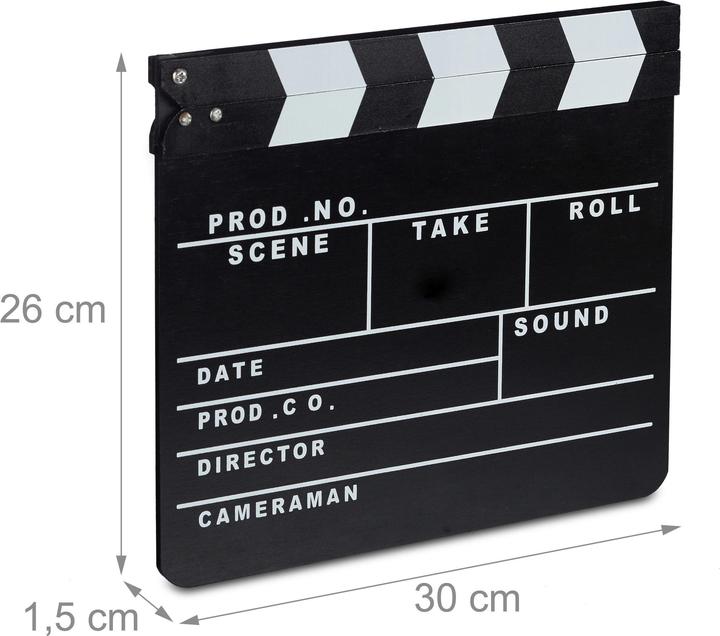 Produktbild Relaxdays Filmklappe (1 Stück)