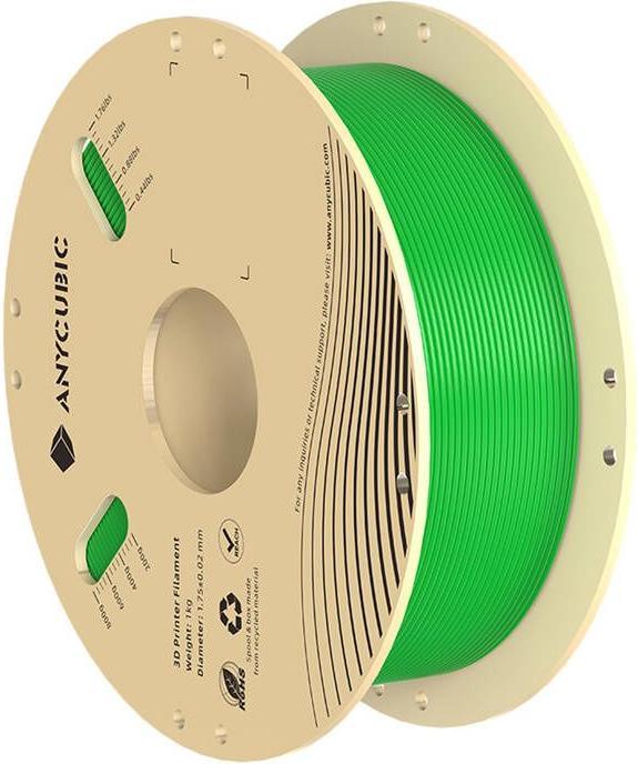 Anycubic Filament PLA 1 KG (Zielony) (PLA, 1.75 mm, 1000 g, Vert)